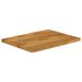 Dessus de table à bord vivant 90x60x2,5 cm bois massif manguier - Photo n°2