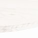 Dessus de table blanc 100x50x2,5 cm bois de pin massif ovale - Photo n°5