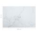 Dessus de table Blanc 100x62 cm 8 mm Verre trempé design marbre - Photo n°6