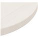 Dessus de table Blanc Ø50x2,5 cm Bois de pin massif - Photo n°4