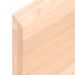 Dessus de table bois chêne massif non traité bordure assortie - Photo n°3