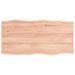 Dessus de table bois chêne massif traité bordure assortie - Photo n°2