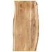 Dessus de table Bois d'acacia massif 120x(50-60)x2,5 cm - Photo n°1