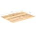 Dessus de table Bois de manguier solide 15-16 mm 90x70 cm - Photo n°6