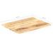 Dessus de table Bois de manguier solide 25-27 mm 80x60 cm - Photo n°6