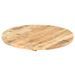 Dessus de table Bois de manguier solide Rond 25-27 mm 70 cm - Photo n°4