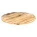 Dessus de table Bois de manguier solide Rond 25-27 mm 70 cm - Photo n°5