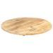 Dessus de table Bois de manguier solide Rond 25-27 mm 70 cm - Photo n°6