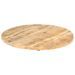 Dessus de table Bois de manguier solide Rond 25-27 mm 70 cm - Photo n°7