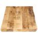 Dessus de table bord vivant 100x40x3,8 cm bois de manguier brut - Photo n°4