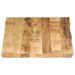 Dessus de table bord vivant 100x60x2,5 cm bois de manguier brut - Photo n°4