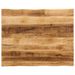 Dessus de table bord vivant 100x80x2,5 cm bois de manguier brut - Photo n°1