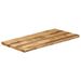 Dessus de table bord vivant 110x60x3,8 cm bois de manguier brut - Photo n°2