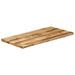 Dessus de table bord vivant 120x60x2,5 cm bois de manguier brut - Photo n°2