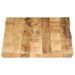 Dessus de table bord vivant 120x60x2,5 cm bois de manguier brut - Photo n°4