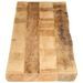 Dessus de table bord vivant 160x40x2,5 cm bois de manguier brut - Photo n°4