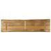 Dessus de table bord vivant 160x40x2,5 cm bois de manguier brut - Photo n°5