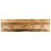 Dessus de table bord vivant 180x40x3,8 cm bois de manguier brut - Photo n°1