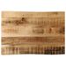 Dessus de table bord vivant 50x40x2,5 cm bois de manguier brut - Photo n°1