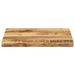 Dessus de table bord vivant 50x40x2,5 cm bois de manguier brut - Photo n°3