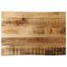 Dessus de table bord vivant 60x40x2,5 cm bois de manguier brut - Photo n°1