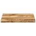 Dessus de table bord vivant 60x40x2,5 cm bois de manguier brut - Photo n°3