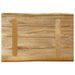 Dessus de table bord vivant 60x40x2,5 cm bois de manguier brut - Photo n°5