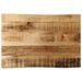 Dessus de table bord vivant 60x40x3,8 cm bois de manguier brut - Photo n°1