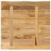 Dessus de table bord vivant 60x60x3,8 cm bois de manguier brut - Photo n°5