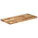 Dessus de table bord vivant 80x40x2,5 cm bois de manguier brut - Photo n°2