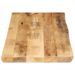 Dessus de table bord vivant 80x40x2,5 cm bois de manguier brut - Photo n°4