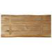 Dessus de table bord vivant 80x40x2,5 cm bois de manguier brut - Photo n°5