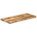 Dessus de table bord vivant 80x40x3,8 cm bois de manguier brut - Photo n°2