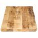 Dessus de table bord vivant 80x40x3,8 cm bois de manguier brut - Photo n°4