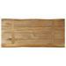 Dessus de table bord vivant 80x40x3,8 cm bois de manguier brut - Photo n°5