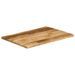 Dessus de table bord vivant 90x60x3,8 cm bois de manguier brut - Photo n°2