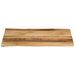 Dessus de table bord vivant 90x60x3,8 cm bois de manguier brut - Photo n°3