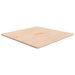 Dessus de table carré 80x80x1,5 cm Bois chêne massif non traité - Photo n°1