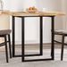 Dessus de table carré 80x80x4 cm bois massif d'acacia - Photo n°1