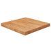 Dessus de table carré Marron clair 50x50x4 cm Bois chêne traité - Photo n°1