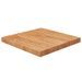 Dessus de table carré Marron clair 50x50x4 cm Bois chêne traité - Photo n°1