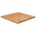 Dessus de table carré Marron clair 90x90x4cm Bois chêne traité - Photo n°1