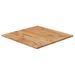 Dessus de table carré Marron clair50x50x1,5cm Bois chêne traité - Photo n°1