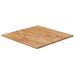 Dessus de table carré Marron clair60x60x1,5cm Bois chêne traité - Photo n°1