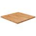 Dessus de table carré Marron clair60x60x2,5cm Bois chêne traité - Photo n°1