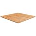 Dessus de table carré Marron clair70x70x1,5cm Bois chêne traité - Photo n°1