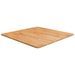 Dessus de table carré Marron clair70x70x1,5cm Bois chêne traité - Photo n°1