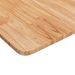 Dessus de table carré Marron clair70x70x1,5cm Bois chêne traité - Photo n°3