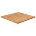 Dessus de table carré Marron clair70x70x2,5cm Bois chêne traité - Photo n°1