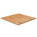 Dessus de table carré Marron clair80x80x2,5cm Bois chêne traité - Photo n°1